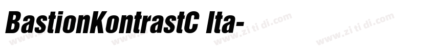 BastionKontrastC Ita字体转换